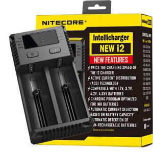 Nitecore Intellicharger NEW i2 External 18650 Charger